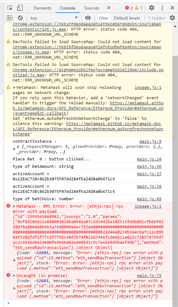 rpc error with payload etherdelta metamask insufficient funds for gas