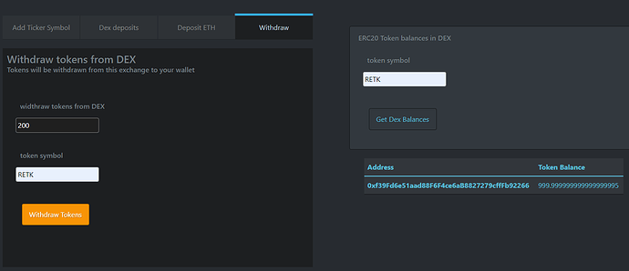 withdraw_RETK_token_from_DEX